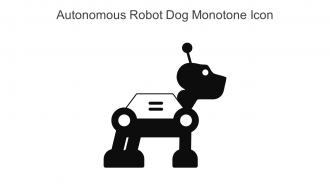 Autonomous Robot Dog Monotone Icon In Powerpoint Pptx Png And Editable Eps Format