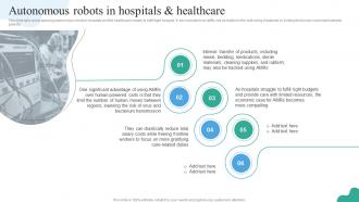 Autonomous Robots In Hospitals And Healthcare Autonomous Mobile Robots It