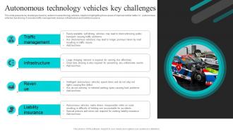Autonomous Technology Vehicles Key Challenges