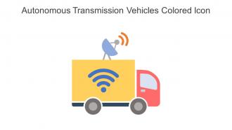 Autonomous Transmission Vehicles Colored Icon In Powerpoint Pptx Png And Editable Eps Format