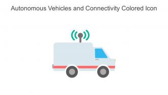Autonomous Vehicles And Connectivity Colored Icon In Powerpoint Pptx Png And Editable Eps Format
