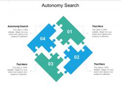 Autonomy search ppt powerpoint presentation gallery guide cpb