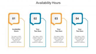Availability hours ppt powerpoint presentation icon summary cpb