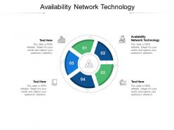 Availability network technology ppt powerpoint presentation show slides cpb