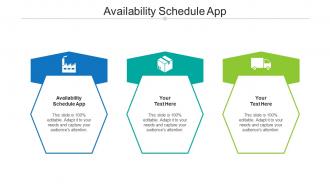 Availability schedule app ppt powerpoint presentation infographic template graphic images cpb