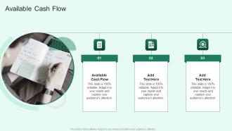 Available Cash Flow In Powerpoint And Google Slides Cpb
