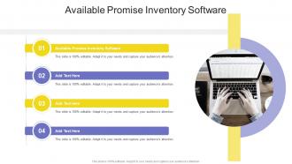 Available Promise Inventory Software In Powerpoint And Google Slides Cpb