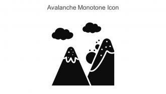 Avalanche Monotone Icon In Powerpoint Pptx Png And Editable Eps Format