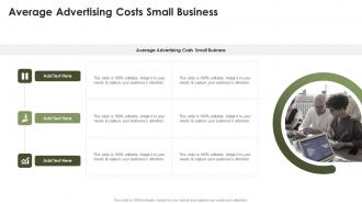 Average Advertising Costs Small Business In Powerpoint And Google Slides Cpb