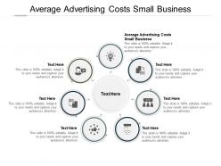 Average advertising costs small business ppt powerpoint presentation portfolio infographic cpb