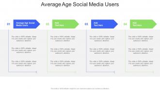 Average Age Social Media Users In Powerpoint And Google Slides Cpb