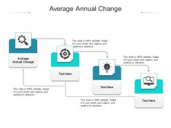 Average annual change ppt powerpoint presentation inspiration slide portrait cpb