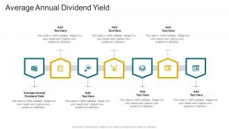 Average Annual Dividend Yield In Powerpoint And Google Slides Cpb
