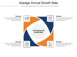 Average annual growth rate ppt powerpoint presentation professional design ideas cpb