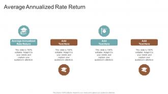 Average Annualized Rate Return In Powerpoint And Google Slides Cpb