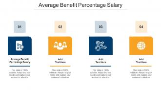 Average Benefit Percentage Salary Ppt Powerpoint Presentation Gallery Guide Cpb