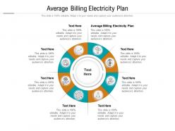 Average billing electricity plan ppt powerpoint presentation styles objects cpb