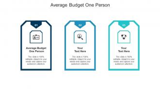 Average budget one person ppt powerpoint presentation inspiration icon cpb