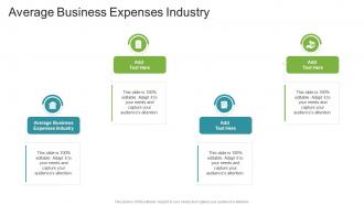 Average Business Expenses Industry In Powerpoint And Google Slides Cpb