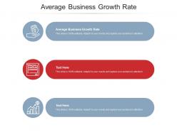Average business growth rate ppt powerpoint presentation portfolio picture cpb