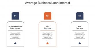 Average Business Loan Interest Ppt Powerpoint Presentation Summary Cpb