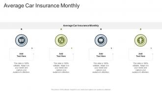 Average Car Insurance Monthly In Powerpoint And Google Slides Cpb