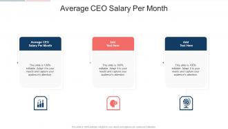 Average Ceo Salary Per Month In Powerpoint And Google Slides Cpb