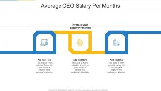 Average CEO Salary Per Months In Powerpoint And Google Slides Cpb