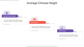 Average Chinese Height In Powerpoint And Google Slides Cpb