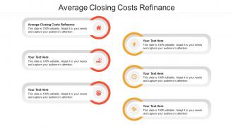 Average closing costs refinance ppt powerpoint presentation model graphics design cpb