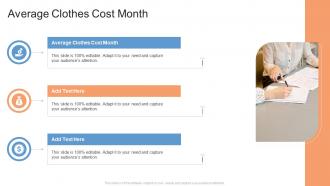 Average Clothes Cost Month In Powerpoint And Google Slides Cpb