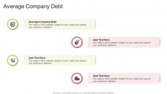 Average Company Debt In Powerpoint And Google Slides Cpb