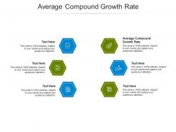 Average compound growth rate ppt powerpoint presentation portfolio show cpb