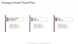 Average Concert Ticket Price In Powerpoint And Google Slides Cpb