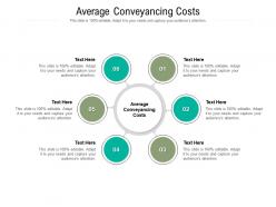 Average conveyancing costs ppt powerpoint presentation file slide portrait cpb