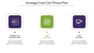 Average Cost Cell Phone Plan Ppt Powerpoint Presentation Model Format Ideas Cpb