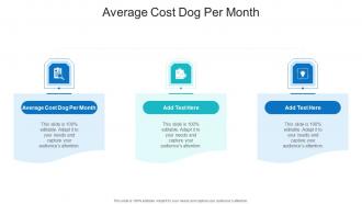 Average Cost Dog Per Month In Powerpoint And Google Slides Cpb