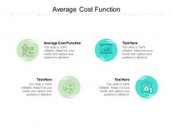 Average cost function ppt powerpoint presentation deck cpb