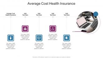 Average Cost Health Insurance In Powerpoint And Google Slides Cpb