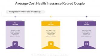 Average Cost Health Insurance Retired Couple In Powerpoint And Google Slides Cpb