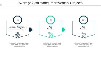 Average Cost Home Improvement Projects Ppt Powerpoint Presentation Cpb