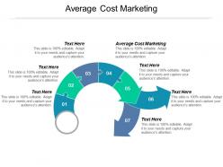 Average cost marketing ppt powerpoint presentation infographic template cpb