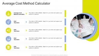 Average Cost Method Calculator In Powerpoint And Google Slides Cpb