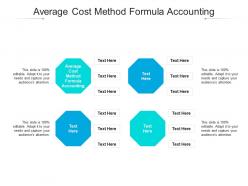 Average cost method formula accounting ppt powerpoint presentation show designs download cpb