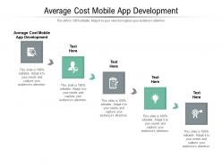 Average cost mobile app development ppt powerpoint presentation summary information cpb