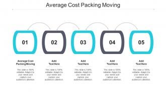 Average Cost Packing Moving Ppt Powerpoint Presentation Gallery Design Cpb