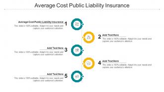 Average Cost Public Liability Insurance Ppt Powerpoint Presentation Styles Brochure Cpb