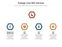 Average cost seo services ppt powerpoint presentation pictures structure cpb