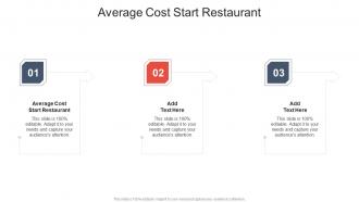 Average Cost Start Restaurant In Powerpoint And Google Slides Cpb