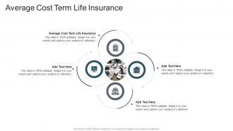 Average Cost Term Life Insurance In Powerpoint And Google Slides Cpb